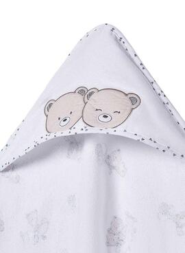 Peignoir de bain Mayoral avec capuche ours blanc pour bébé