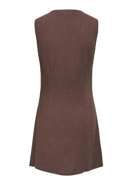 Robe Only Siesta marron pour femme