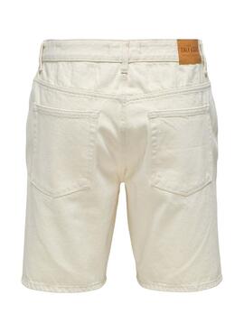 Bermudas Only and Sons Sedge beige pour homme