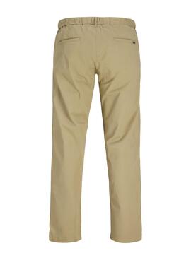 Pantalon Jack and Jones Kane Rocco beige pour homme.