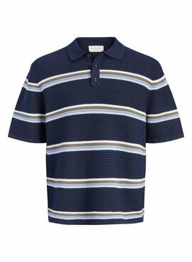 Polo Jack and Jones Maine bleu marine pour enfant