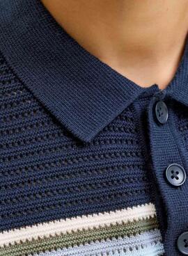Polo Jack and Jones Maine bleu marine pour enfant