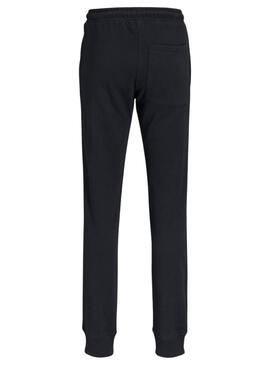 Pantalon jogger Jack and Jones Gordon noir pour enfant.