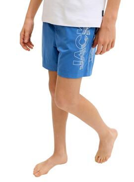Maillot de bain Jack and Jones Maui bleu pour enfant