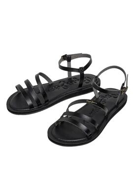 Sandalette Pepe Jeans Rio Sand noir pour femme