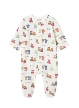 Pack Mayoral deux grenouillères oursons multicolores pour bébé