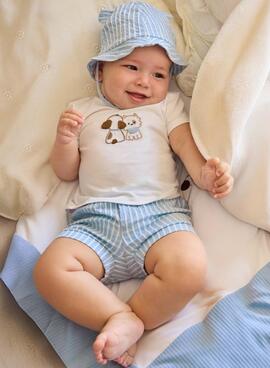 Ensemble short et casquette Ciel.