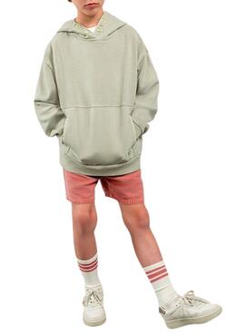 Bermudes Mayoral corail lavé pour enfant