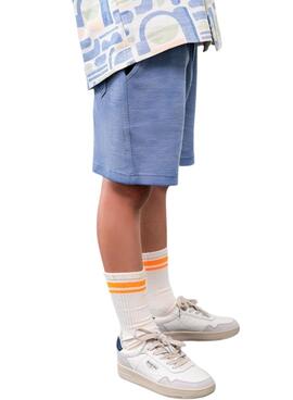 Bermuda Mayoral bleue moyenne pour garçon