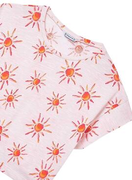 T-shirt Mayoral Sol rose pour fille