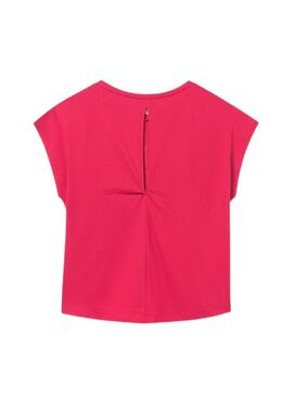 T-shirt Mayoral Shine rose fuchsia pour fille