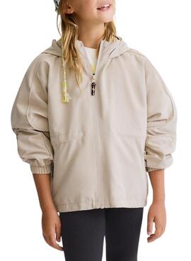 Veste coupe-vent beige Mayoral pour fille