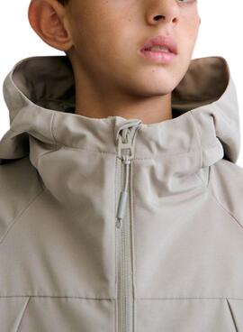 Veste coupe-vent grise Mayoral pour garçon