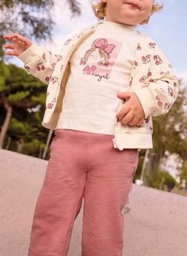Survêtement Mayoral cerises roses pour fille
