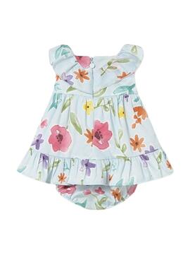 Robe-couche Mayoral imprimée fleurie pour nouveau-né