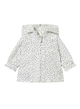 Coupe-vent Mayoral réversible blanc pour nouveau-né