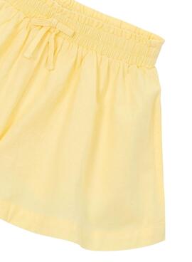 Jupe-pantalon fluide jaune pour fille Mayoral