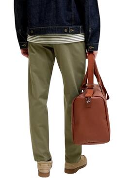 Pantalon Jack and Jones Kane chinois vert pour homme.