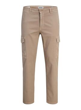 Pantalons Jack and Jones Stace Arthur beige pour homme