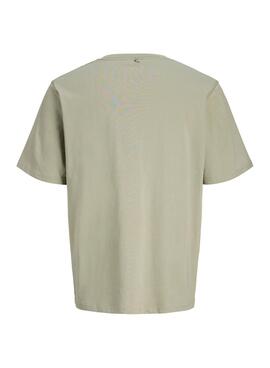 T-shirt Jack and Jones Catskills vert pour homme