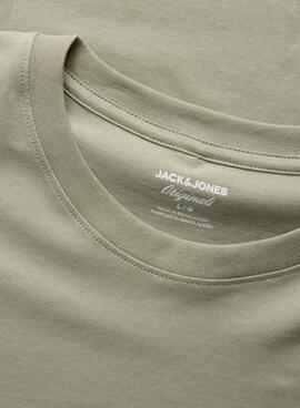 T-shirt Jack and Jones Catskills vert pour homme
