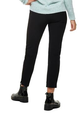 Pantalon Only Noir Brillant Femme