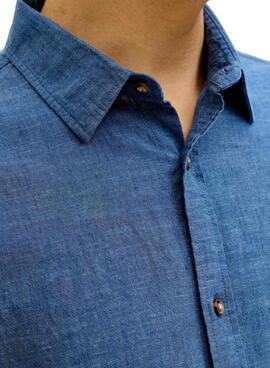 Chemise Jack and Jones Summer bleue pour homme
