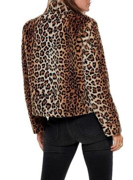 Veste Only Vida Leopard Femme