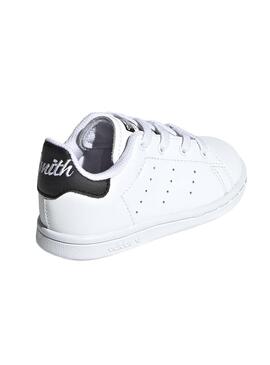 Baskets Adidas Stan Smith Noir et Blanc Kids