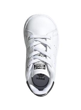 Baskets Adidas Stan Smith Noir et Blanc Kids