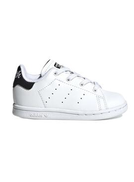 Baskets Adidas Stan Smith Noir et Blanc Kids