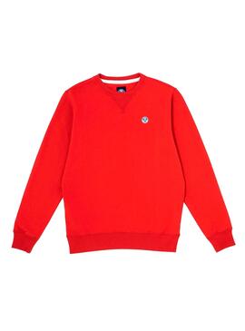Sweat North Sails Basic Rouge Homme