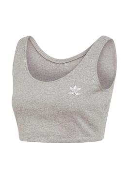 Top Adidas Styling Com Gris Femme