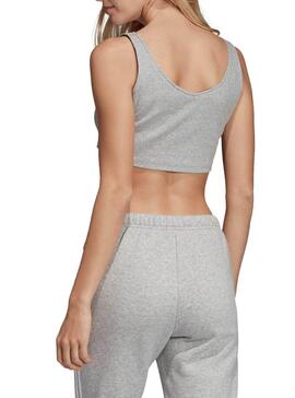 Top Adidas Styling Com Gris Femme