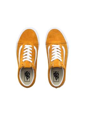 Baskets Vans Old Skool Jaune Femme