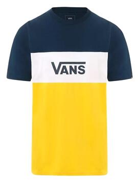 T Shirt Vans Retro Active Jaune Homme