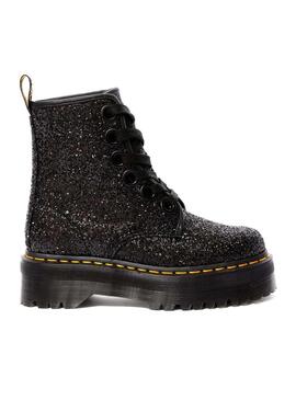 Boots Dr. Martens Molly 6-Eye Glitter Femme