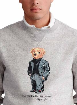 Sweat Polo Ralph Lauren Teddy Gris Homme