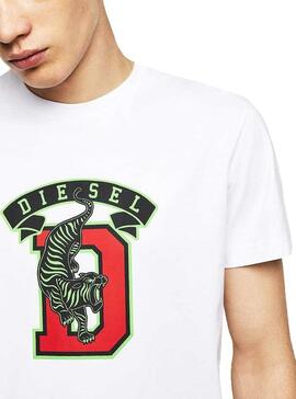 T-Shirt Diesel Diego Blanc Homme