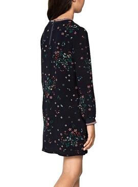 Pepe Jeans Robe Angy Blue Marin Fille