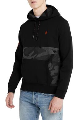 Sweat Polo Ralph Lauren Camo Hood Noir