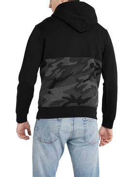 Sweat Polo Ralph Lauren Camo Hood Noir