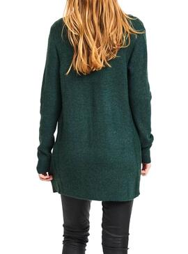 Gilet côtelé Vila Viril Vert Femme