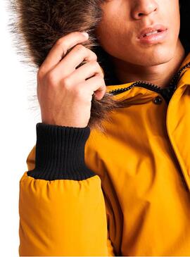 Veste Superdry Everest Bomber Jaune Homme
