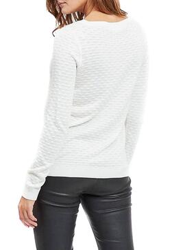 Pull Vila Visarafina Femme Blanche