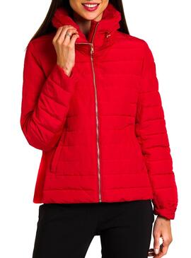 Veste Naf Naf Rouge rembourré pour Femme