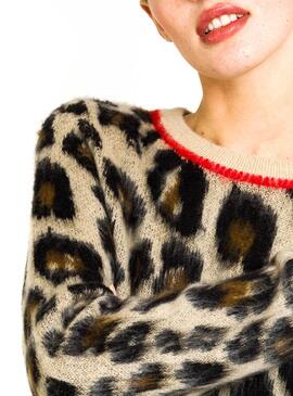 Pull Naf Naf Leopard Pour Femme