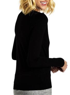 Pull Naf Naf Coeur noir  pour Femme