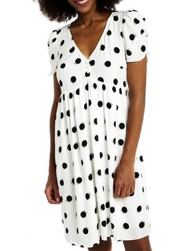 Robe Naf Naf à pois Blanc pour Femme