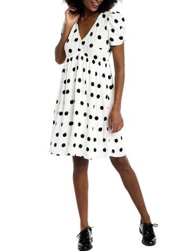 Robe Naf Naf à pois Blanc pour Femme